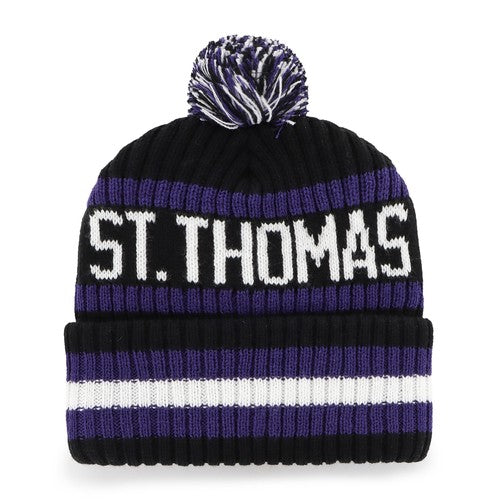 '47 Brand Black Bering Pom Knit Cap