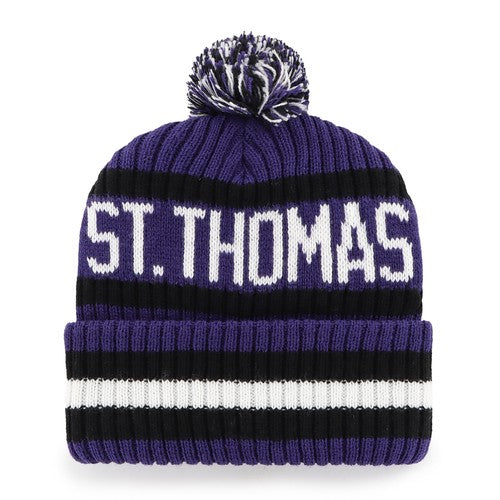 '47 Brand Purple Bering Pom Knit Cap