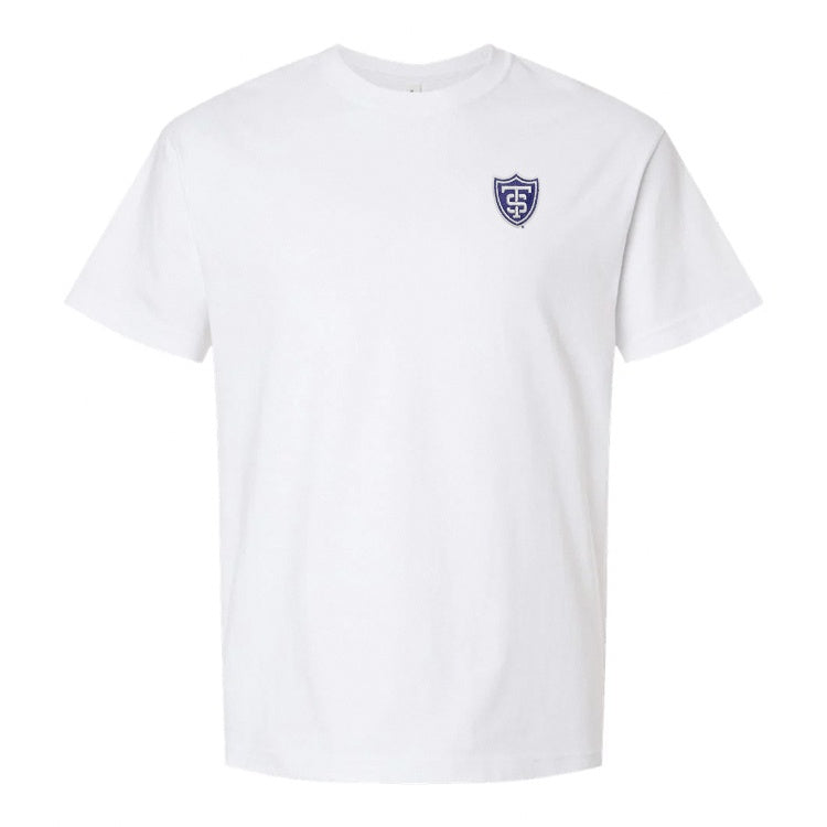 Small Embroidered Left Chest Shield T-Shirt