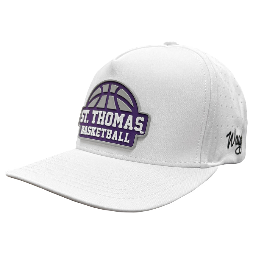 St. Thomas Basketball PVC Patch Snapback Cap