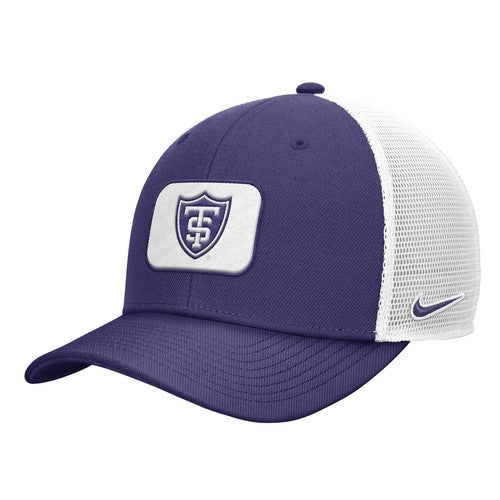 Nike Purple Shield Patch Trucker Cap