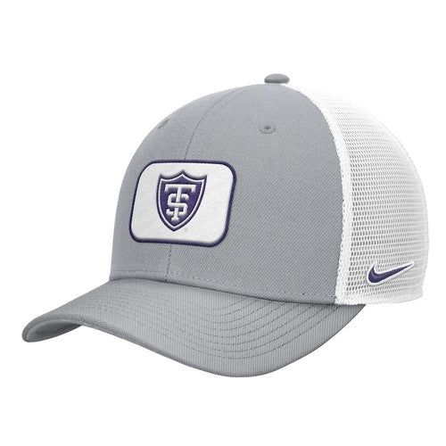 Nike Wolf Grey Shield Patch Trucker Cap