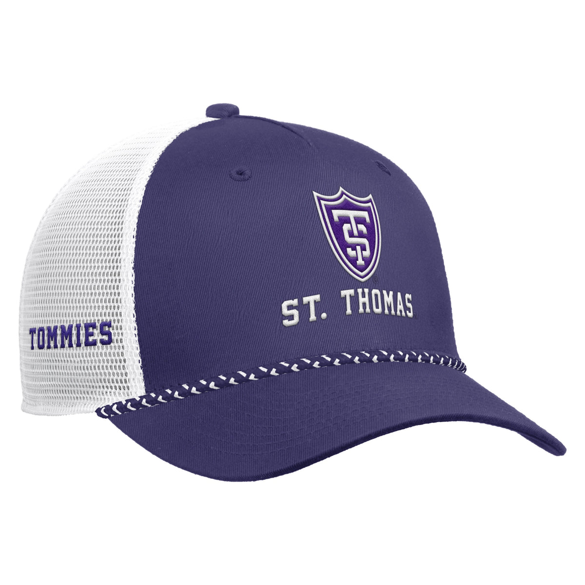 UST NIKE PURPLE ROPE RISE TRUCKER CAP