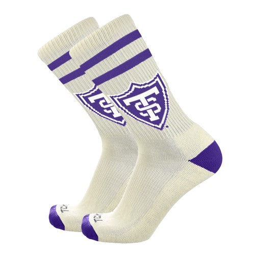 Stripe 2 Crew Socks