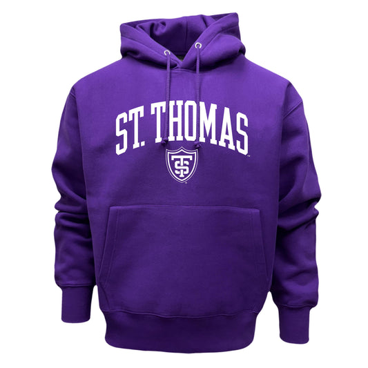 Purple Arch Shield Screen Hoodie