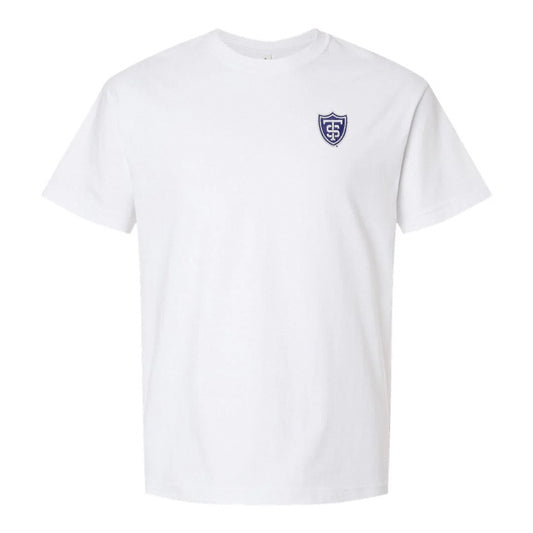 Small Embroidered Left Chest Shield T-Shirt